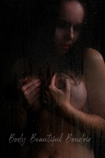 Private moment in the shower